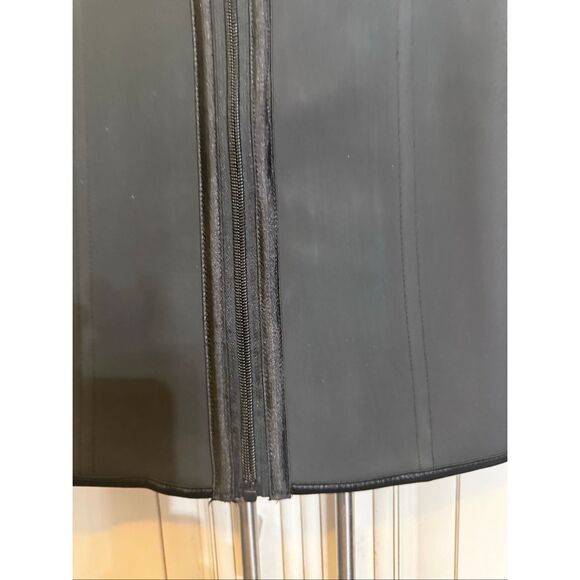 Spandex Women's Zip Front Tummy Control Corset Waist Trainer Black Sz Small NWOT - Picture 9 of 10